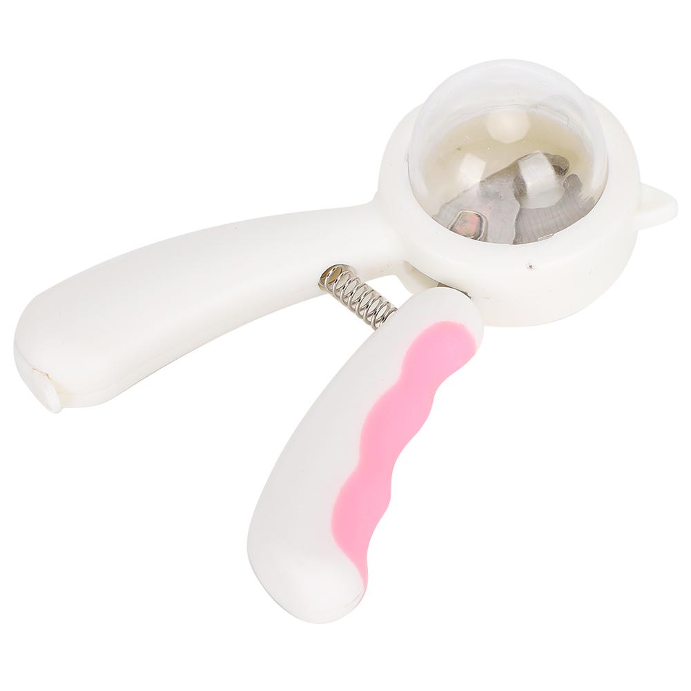 

Pet Nail Clipper Scissors Cutter Trimmer Splash Proof Stainless Steel ABS for Dogs CatsPink розовый