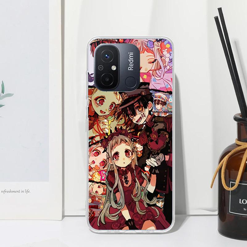 Anime Toilet Bound Hanako Kun Phone Case For Xiaomi Redmi 12C 12 10C 10A 10 9C 9A 9T 9 8A 8 7A 7 6A 6 Pro K70 K40 K20 Fundas Bac
