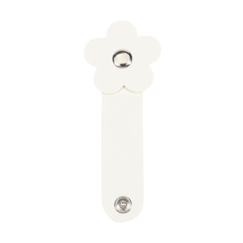 Cable Organizers Reusable PU Flower Cable Ties Cord Organizer Keeper Holder Fastening Straps Headphones PC Wire Wrap Management