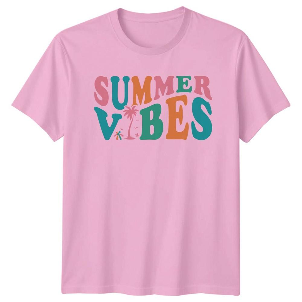 Summer Vibes Unisexs TShirt Beach Vacation Summer Summer Vacation Gift For Her