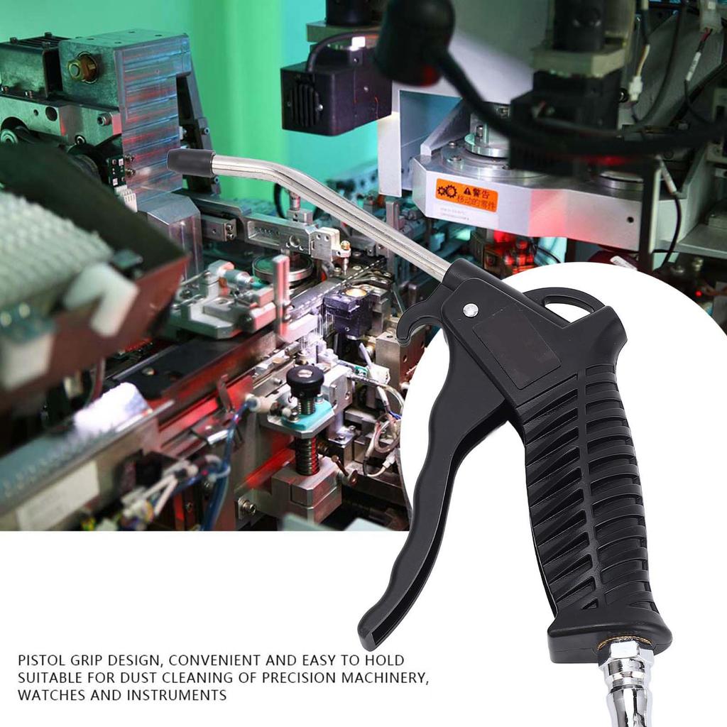 Industrial Stainless Steel Elbow Air Compressor Duster Blow Gun Dust Removing Cleaning Tool