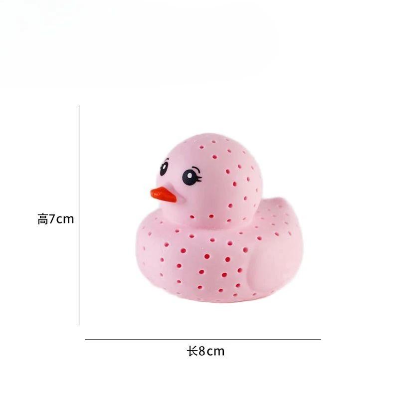 Stress Relieving Squeezing Toy Duck - Water Absorbing Bath Toy for Kids Summer Swim Novelty Sponge Toy for Children