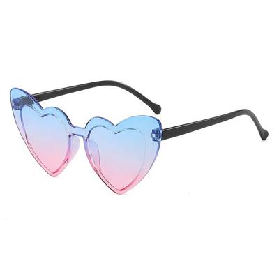 Heart-shaped Sunglasses For Children, Cute And Sun-protective.