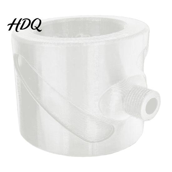 Powerful Shower Head Supercharging Hydromassage 360-Degree Ring Water Spray Adjustable Spiral Nozzle Standard Thread All-round Cleaning