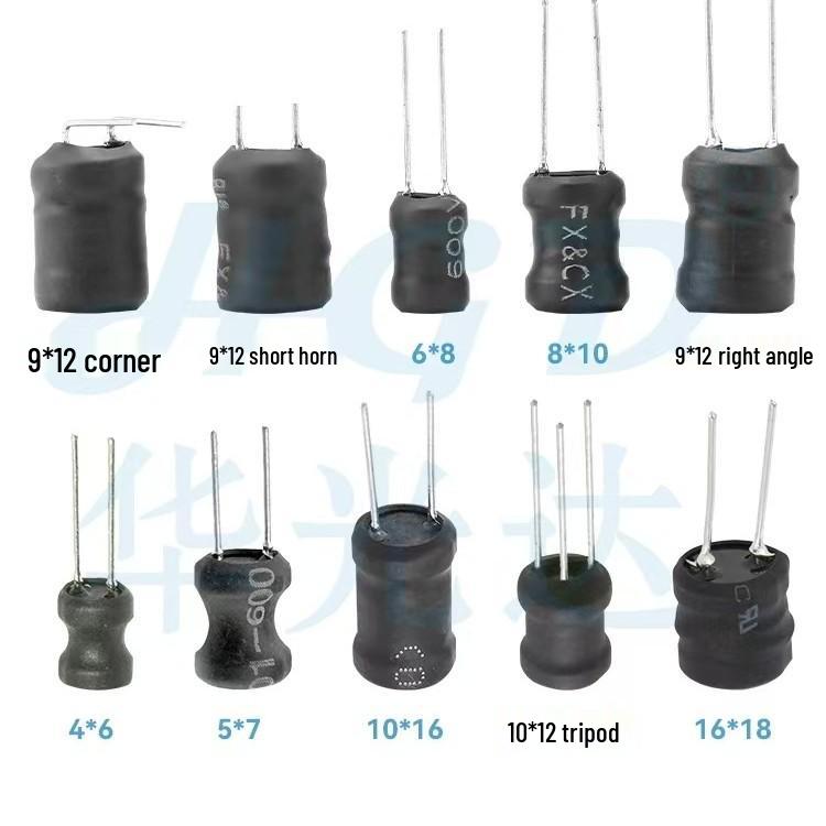 Direct Plug-In Three-Pin I-Core Inductor: Boost Inductor Sizes 6x8, 8x10, 9x12, 10x16, Available in Any Quantity (10 Samples)