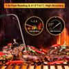 Bezdrátový masový teploměr pro grilování, uzení, BBQ, troubu, digitální kuchyňský teploměr na jídlo se 4 sondami, časovač, alarm, dárek, nový