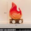 Firewood Ornaments for Moving Into A New Home Flame Shaped Celebration Entrance Hall Storage Key Storage Tray