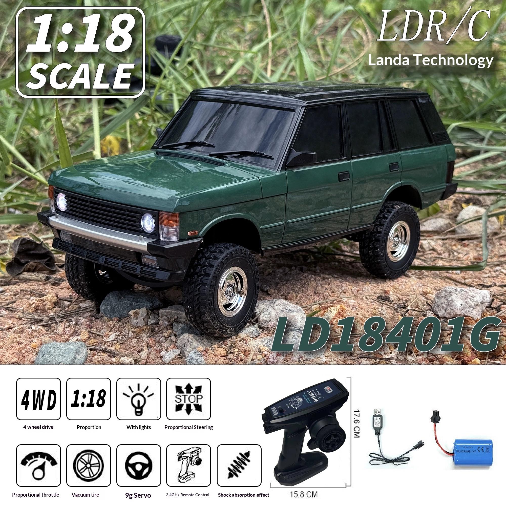 

New 1:18 LDR/C LD18401pro Simulation Sensory Brushless Four-Wheel Drive Rc Off-Road Remote Control Car Climbing Model Boys Gift