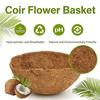 2 Stück 25cm Kokosblumentopf-Einsatz Hängender Kokoseinsatz Rille Blumenkorb-Einsatzmatte Gartenprodukte