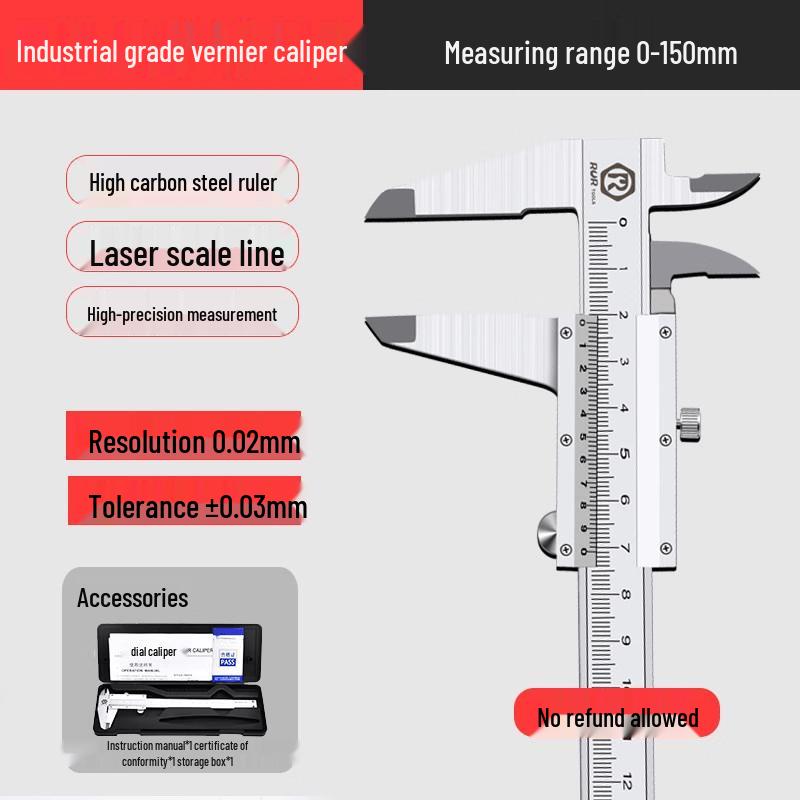 Rongyu 150mm Digital Industrial Stainless Steel Vernier Caliper