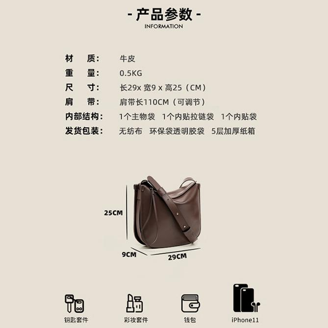 Neue Tote Bag fauler Stil Damen Ledertasche bequem weiches Rindsleder große Kapazität minimalistisch Pendler Schulter Messenger Bag