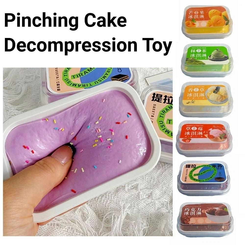 3D Simulation Bread Squeeze Toy Soft Squishy Fidget Toy Simulation Toy
