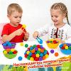 30-68Pcs Youngsters High-Quality Sorting High-Quality Counting Play sets High-Quality Rainbow High-Quality Color High-Quality Classification