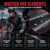Elastic Fabric Cycling Rain Jacket Dark Grey Rain Coat Easy To Carry Rain Over Jacket  Travel Use
