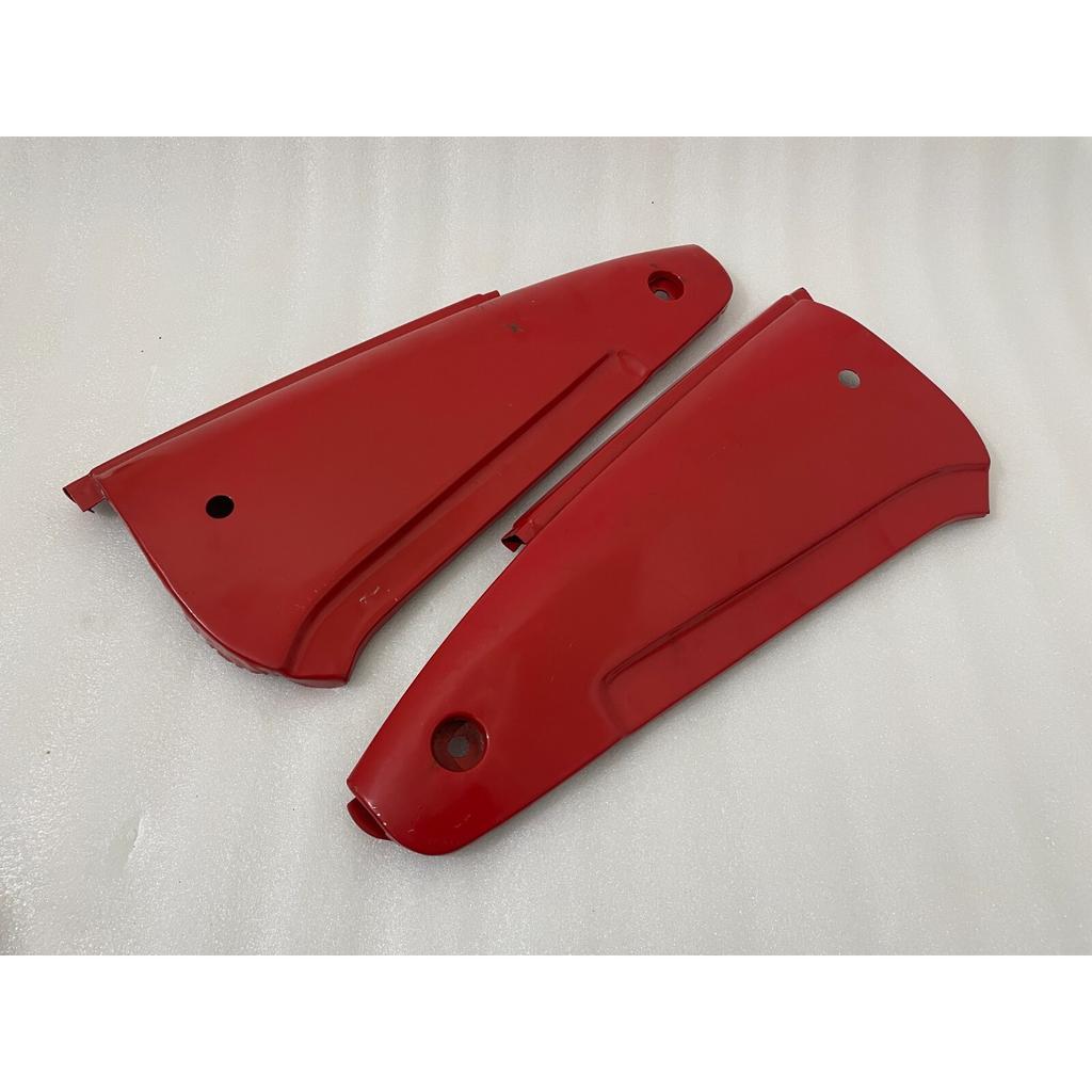 Motorhauben-Seitenwand-Set Stahlrot lackiert Massey Ferguson Traktor |Passend für