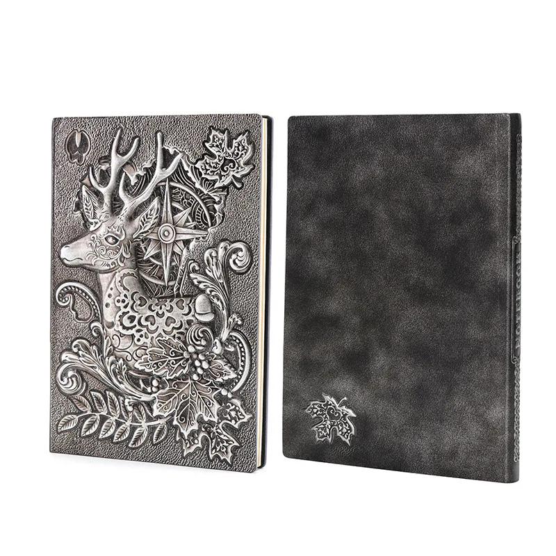 European Style Creative Embossed Vintage Notebook Diary Opening Ceremony Graduation Gift Crafts Home Decor