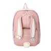 Schoolbag Girl Backpack Trend Cute Rabbit Ears Sweet Backpack Versatile Student School Bag Large Capacity Cartoon Backpack