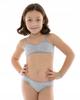Cotton Grey Bra and Panties Set for Girls Cotton Grey Bra and Panties Set 152/158 for Girls