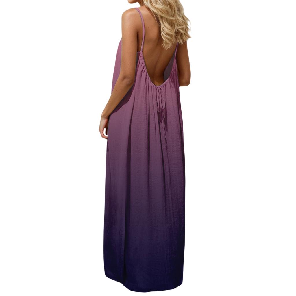 Robe décontractée à imprimé dégradé pour femme