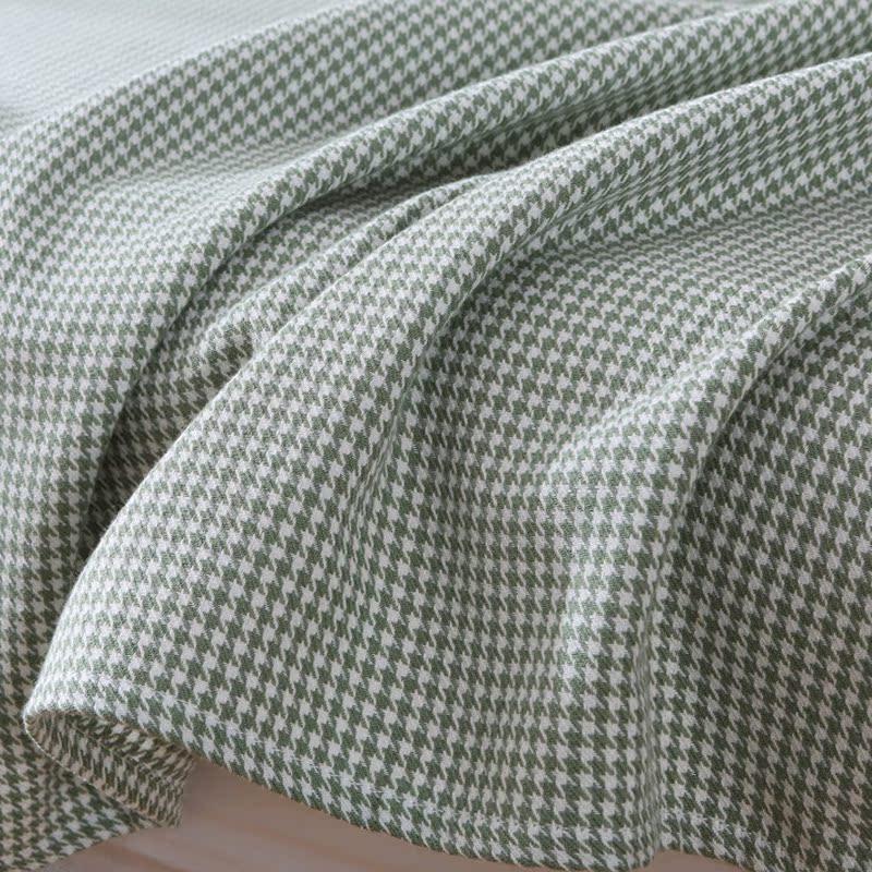 Doppelgröße reine Baumwolle Jacquard Bettlaken - Dick, Atmungsaktiv, Hautfreundlich für Herbst/Winter