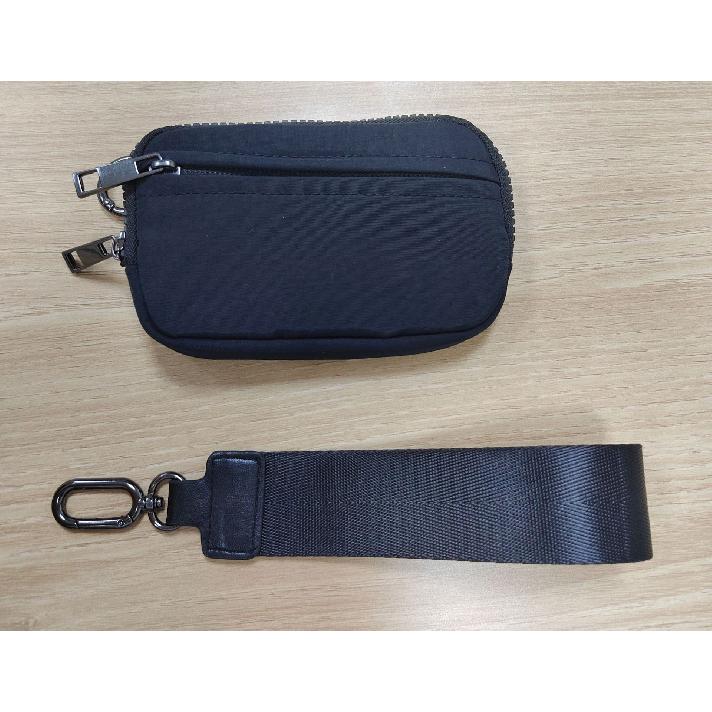 Wrist Waterproof Nylon Small Wallet Multifunctional Card Holder Keychain Women Coin Purse