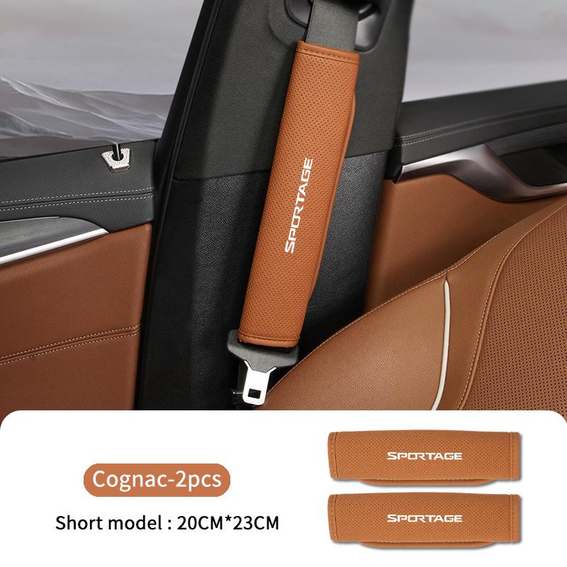 For KIA Car Safety Belt Cover Seat Shoulder Protector Pad Accessories Stonic Picanto Sorento Stinger Soul Spectra Carens BU9