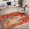 1pc Medieval Period Art Court Carpet Rug for Living Room Bedroom Home Sofa Decoration,Kids Play Non-slip Floor Mat