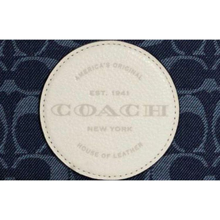 Coach Dempsey Boxy 20 Cosmetic Pouch Women Bags Denim C4230-IMDEI