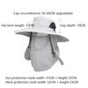 1 Pc Full Face Cover Fishing Hat Sun Cap With Mask Summer Hat Mountaineering Sun Protection Anti UV Hiking Hat Women Men