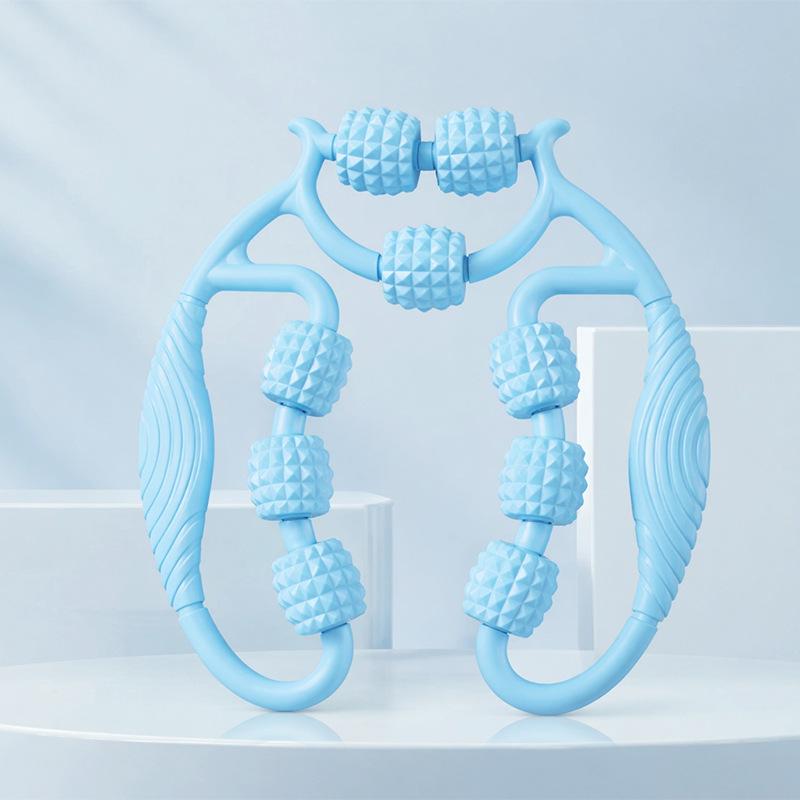 1PC Ring Muscle Roller Massager Foam 360° Legs Acupressure Massager Fat-Reducing Adjustable Body Massager Relief Fatigue