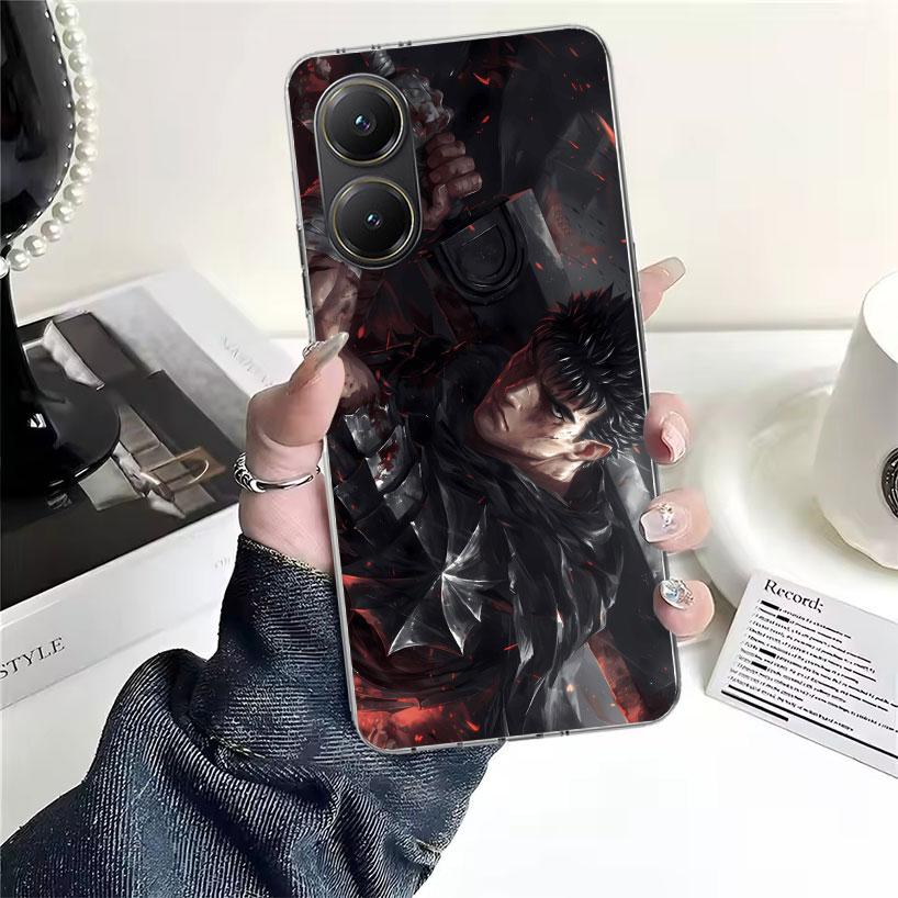 Black White G-Guts B-Berserks For Xiaomi Poco X7 X6 X5 F7 Ultra F6 F5 Pro Phone Case X4 Nfc F4 Gt F3 M6 M5S M5 M4 M3 Fundas Cove
