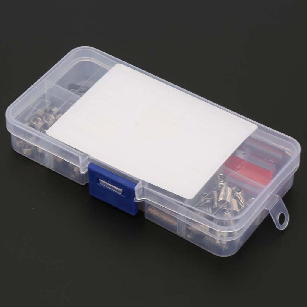 105Pcs Set Stainless Steel Wire Screw Sleeve Thread Repair Insert Kit Tool Set(M5*0.8)