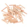 50pcs Cabinet Drawer Round Fluted Wooden Craft Dowel Pins Rods (M6*50)
