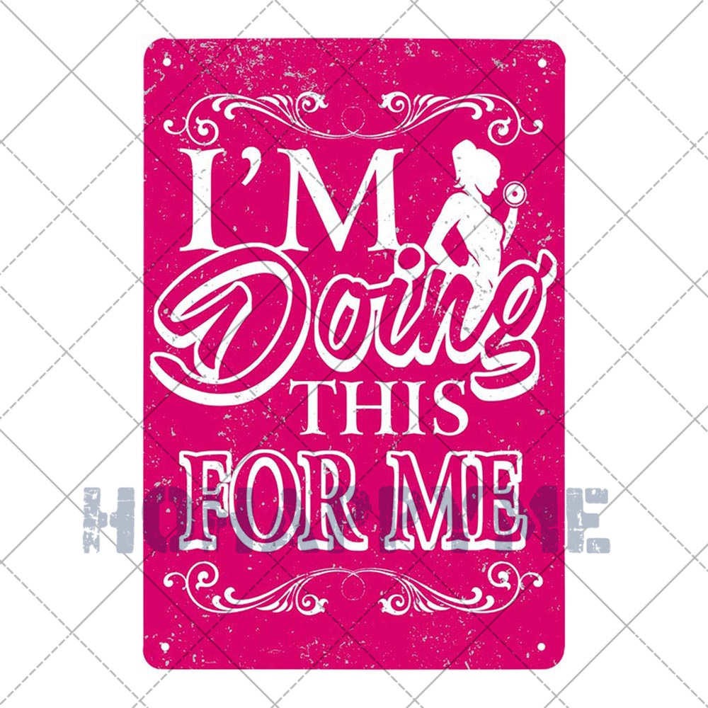 GYM Signs Tin Painting Metal Vintage Plaque Decoration Metal Wall Art Sportsman Retro Poster Iron Plate Home Decor 20x30cm