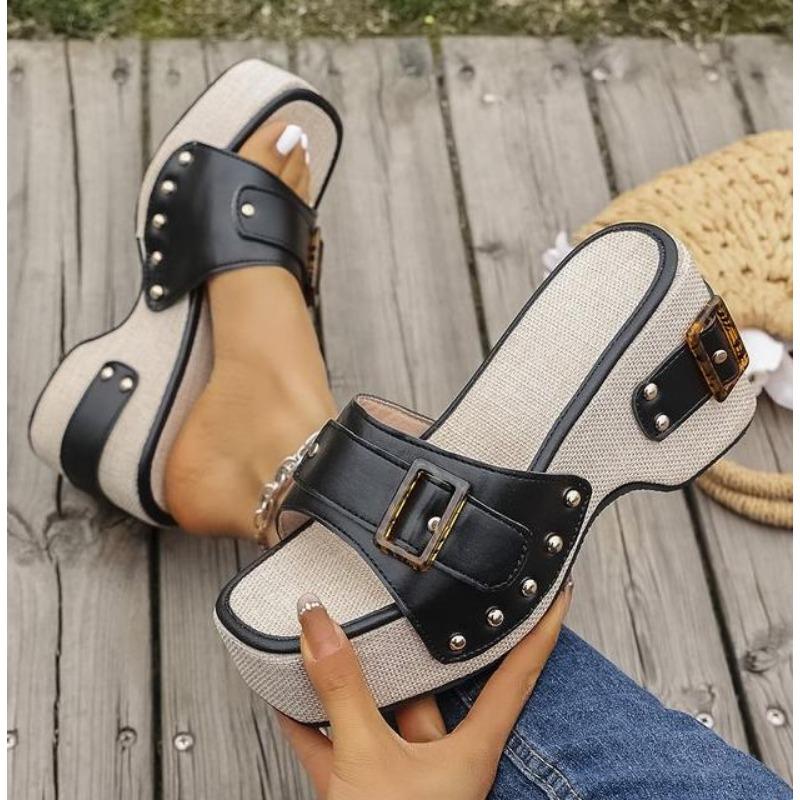 Fashion Summer Women Wedge Sandals Premium Orthopedic Open Toe Sandals Vintage Anti-slip Leather Casual National Style Shoes for Women