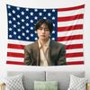 1 pièce Banderole Kpop Édition Spéciale Visuelle, Drapeau Américain, Kit d'Installation Gratuit, Idéal pour les Encouragements de Concert & la Décoration de Fandom