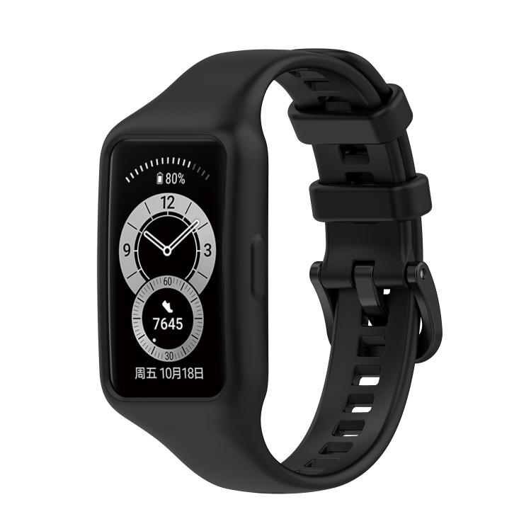 For Huawei Band 7 / 6 Pro / 6 / Honor Band 6 Universal Integrated Silicone Watch Band
