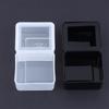 Reptile Breeding Feeder Box Plastic Anti Escape Feeding Bowl Black White Options for Lizard Snake Habitat