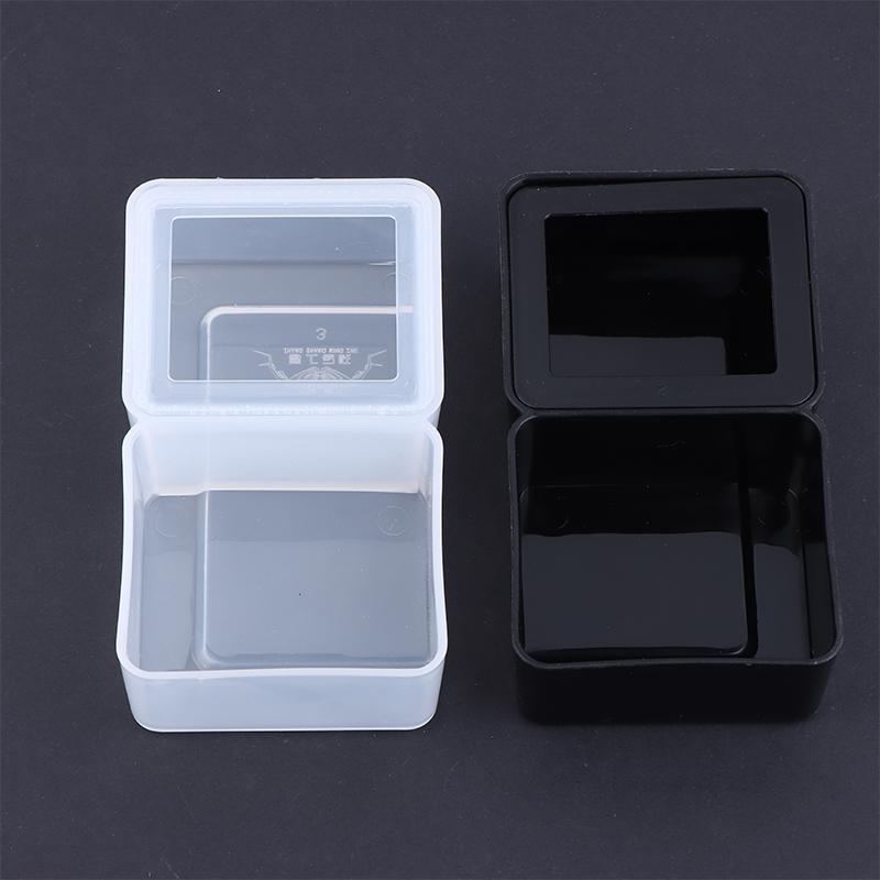 Reptile Breeding Feeder Box Plastic Anti Escape Feeding Bowl Black White Options for Lizard Snake Habitat