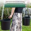 Durable Round Plastic Bucket for Watering Vegetables & Collecting Well Water