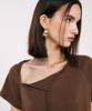 TWENTY FOUR T Two-Way Ribbon T-Shirt Brown