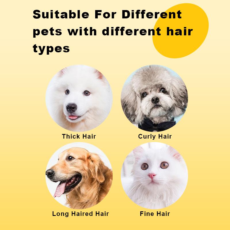 Custom Logo Long Hair and Short Hair Low Noise Pet Hair Clipper Trimmer