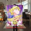 Japanese anime cute cartoon theme Sailor Moon Tsukino Usagi blanket suitable for home beds, sofa covers, office nap, outdoor warm blankets O8