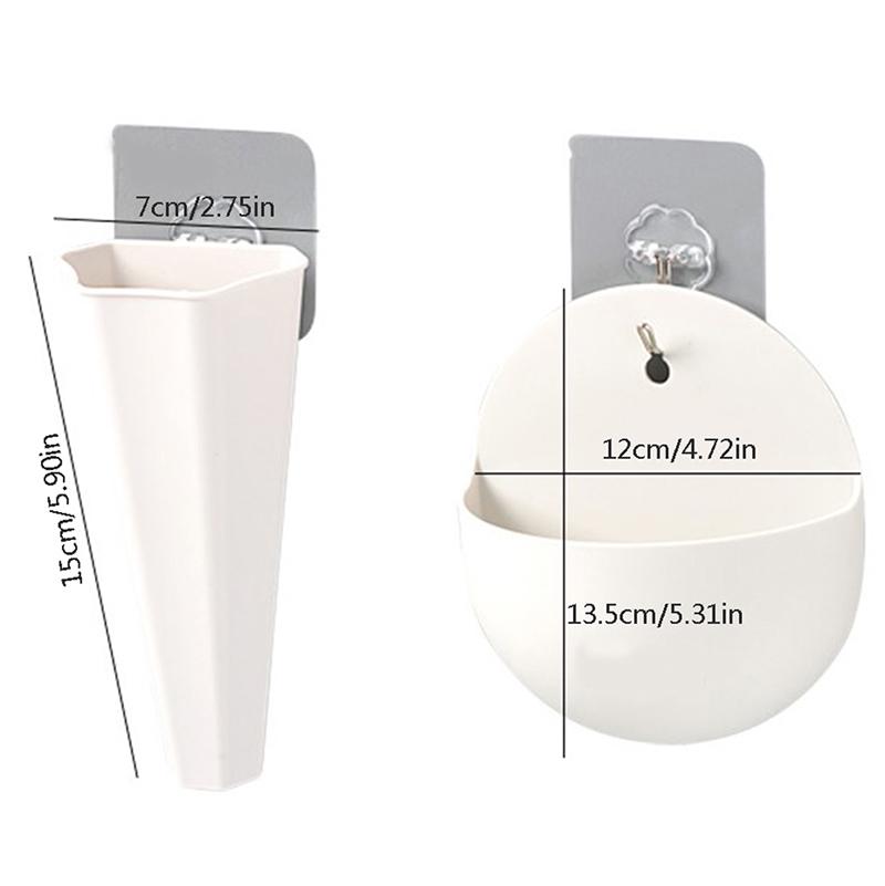 Kreativní nástěnná akrylová váza Nástěnný závěsný květináč Držák květináče