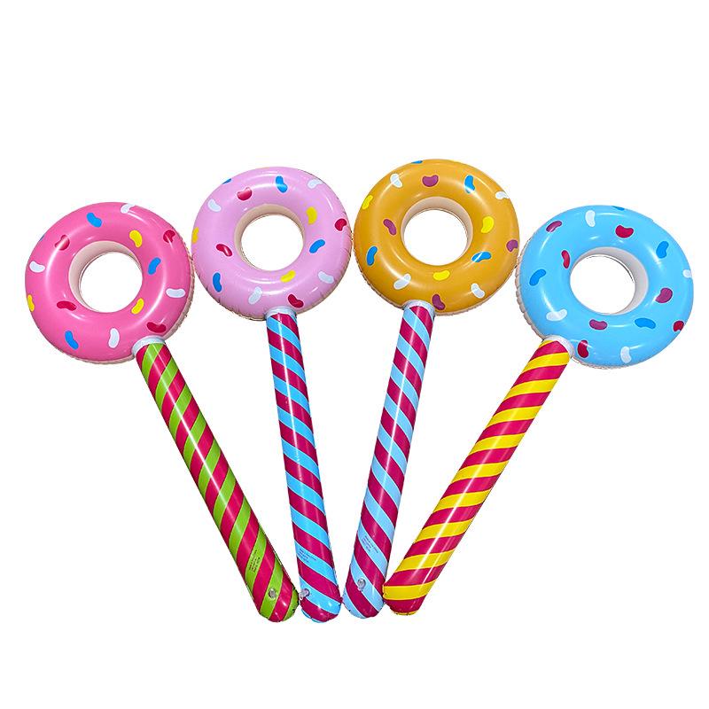 Children's Inflatable Donut Lollipop Toy - Birthday & Party Decoration Prop