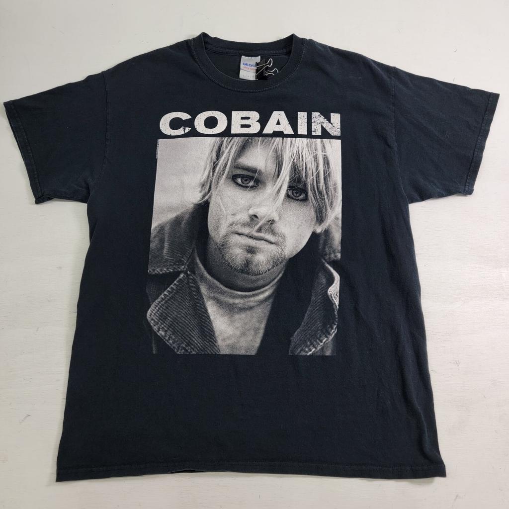 Kurt Cobain ~ Nirvana ~ 2015 The End Of Music T-Shirt Mens Sz L EUC Rare! Unisex T-Shirt