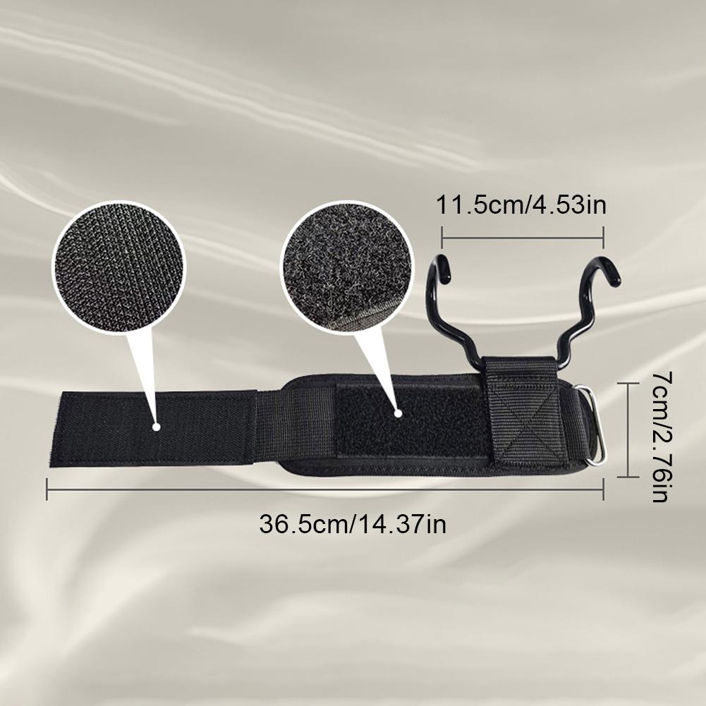 Weight Lifting Hooks Weight Lifting Grips Non Slip Pull Up Straps Adjustable Powerlifting Support Hooks Straps for Gym Workout