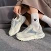 The first layer of cowhide dad shoes women's spring new sports and leisure shoes versatile and lightweight white shoes