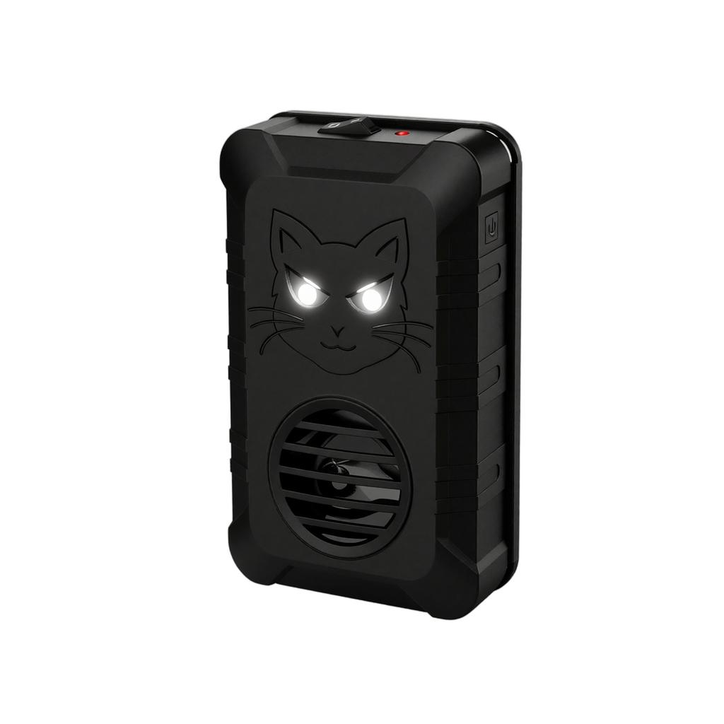 Ultrasonic Rodent Repeller Electronic Pest Control Device for Car Engine Compartment Square Design Durable Material Easy Installation