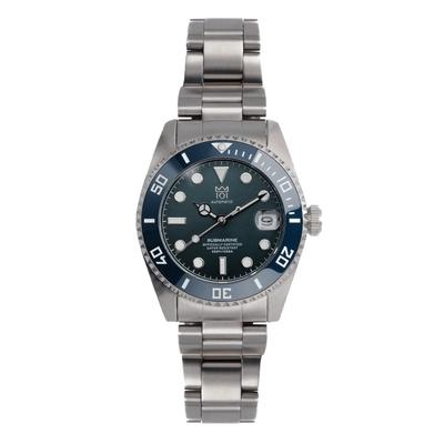NOWY model Hyakuichi 38mm 20 ATM Wodoodporny Automatyczny Zegarek Ceramiczny Bezel Data Mechaniczny Zegarek Automatyczne Nakręcanie Głębokie Aqua [HYAKUICHI 101] Nr 16D